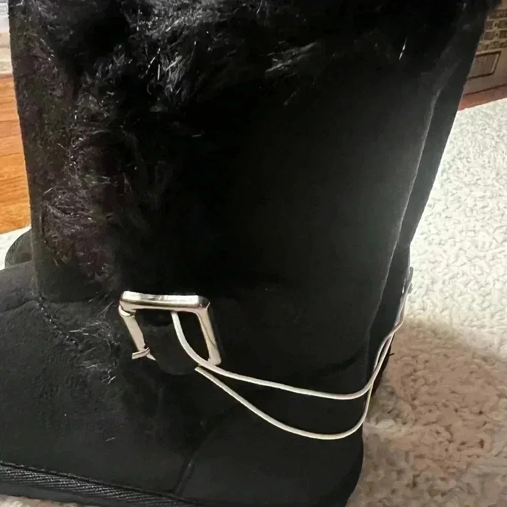 GIRLS CHILDREN’S PLACE BLACK BOOT SIZE 1 YOUTH NWT - Picture 6 of 10